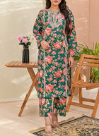 Green Embroidered 2 pc - 50134